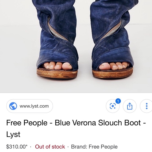 FREE PEOPLE Verona Slouch Boots in Black - Picture 8 of 8